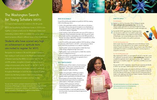 Transition School and Early Entrance Program brochure