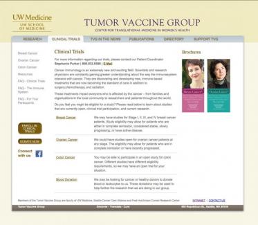 Clinical Trials page