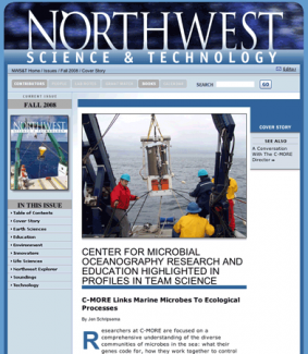 Northwest Science & Technology Magazine: Online Cover Story
