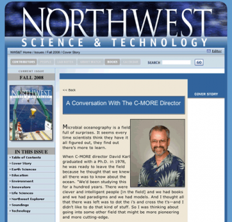 Northwest Science & Technology Magazine: Sidebar Story