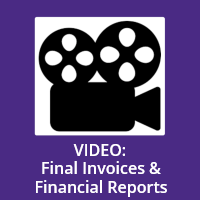 Final Invoices & Financial Reports video