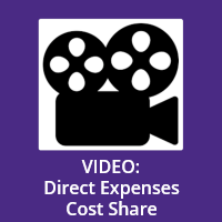 Direct Expenses Cost Share video