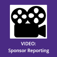 Sponsor Reporting cost share video