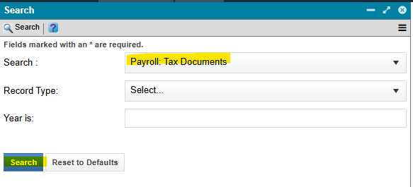 Screenshot of EDM Search