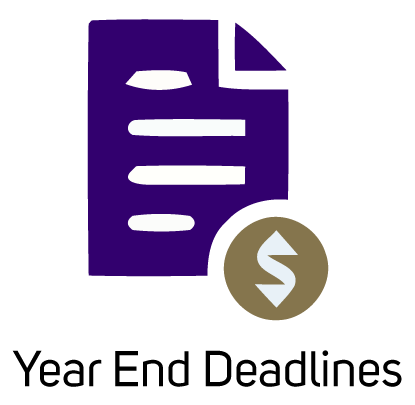 Year End Deadlines