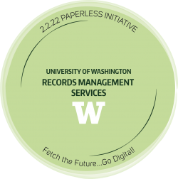 logo for 2.2.22 Paperless Initiative Fetch the Future UW RMS