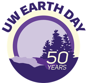 UW Earth Days 50 years logo